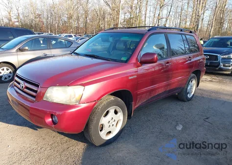 2006 Toyota Highlander Limited V6 z USA, uszkodzony, nr VIN JTEEP21A360152847